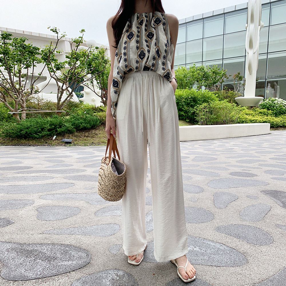 엔티나 린넨 와이드 팬츠 - 상세 이미지 2