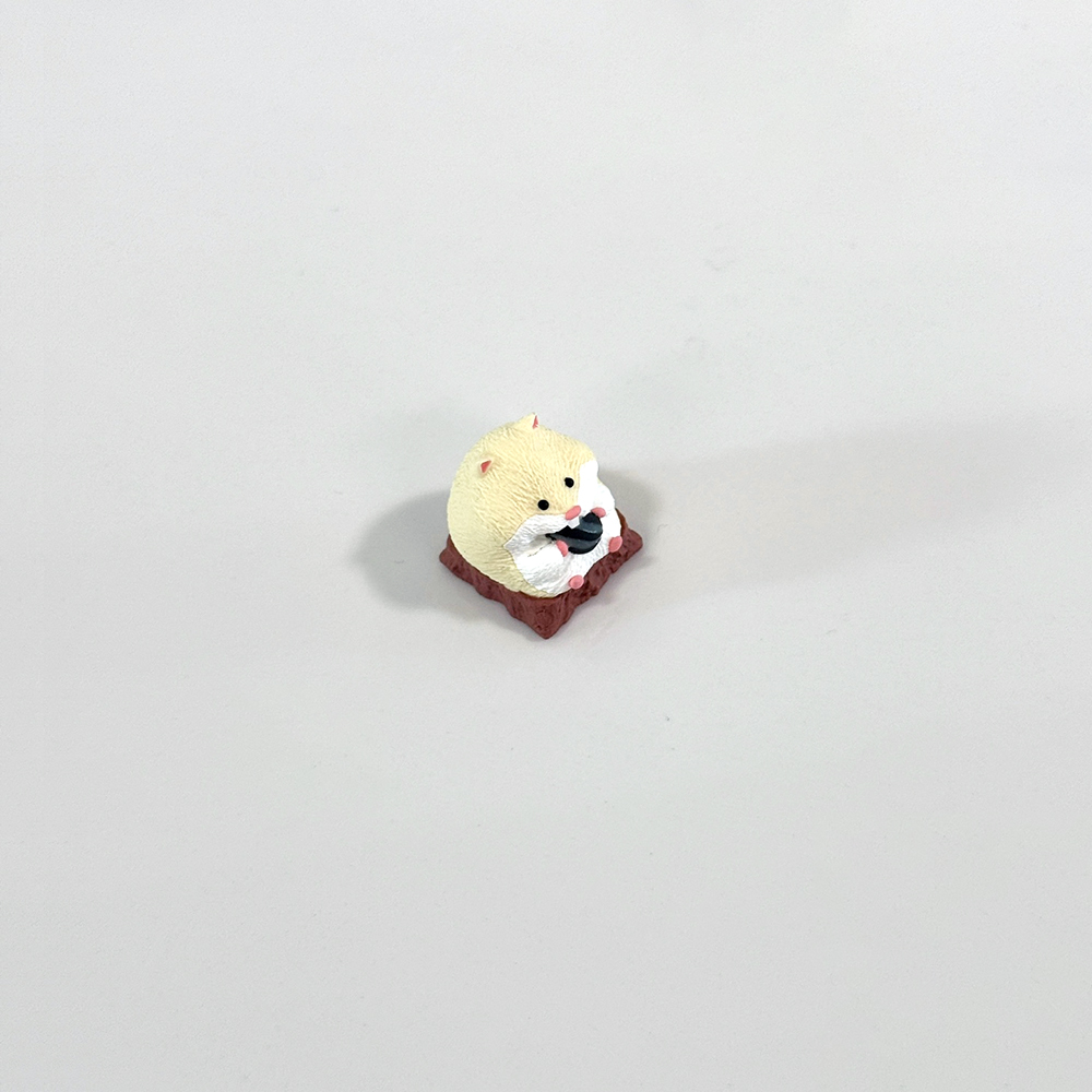 포인트키캡 귀여운 아티산 ESC 동물 햄스터 기계식키보드 커스텀키캡 옐로우햄스터 - 상세 이미지 3