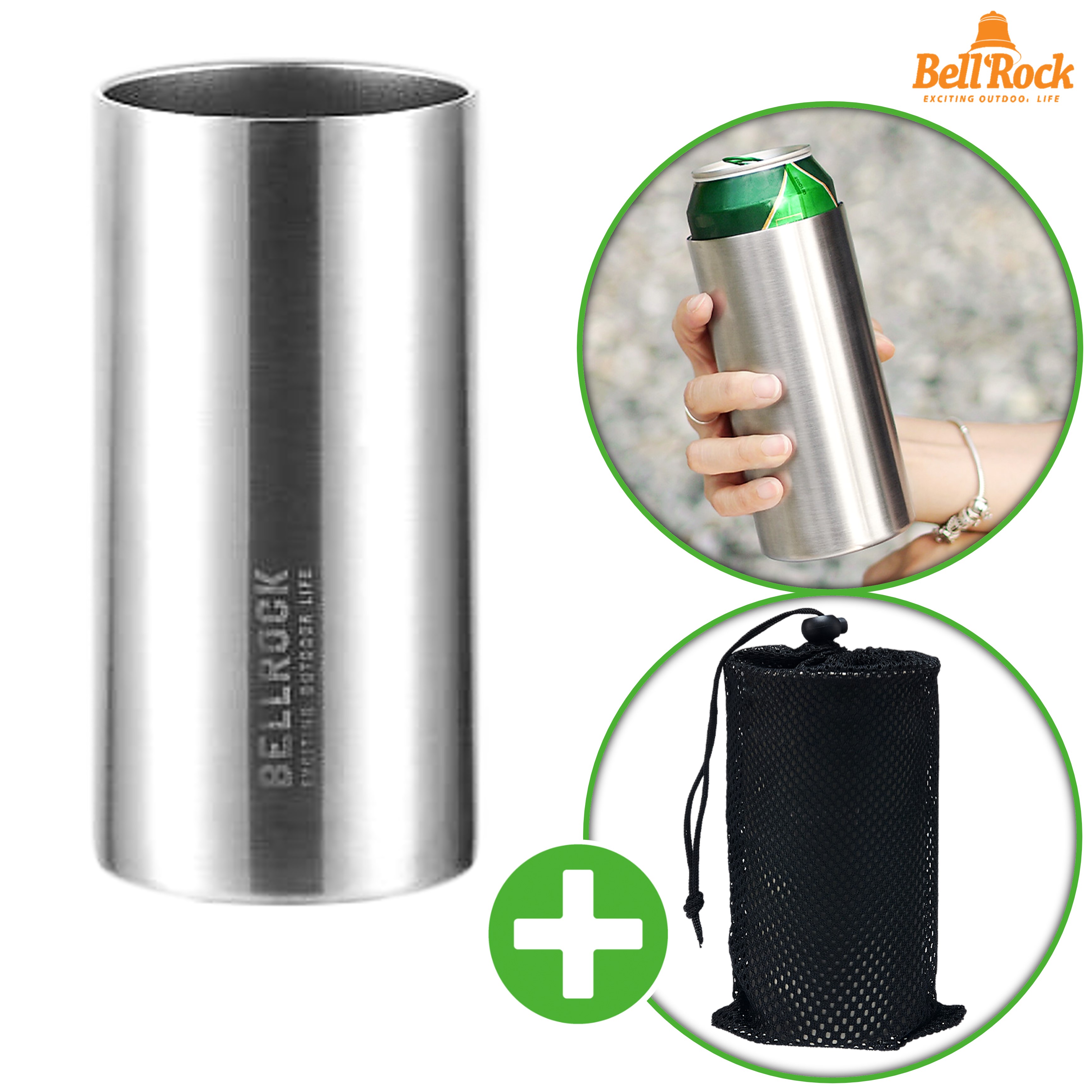 벨락 캔쿨러 텀블러 맥주 캠핑 컵 보냉 음료 맥주잔 파우치세트