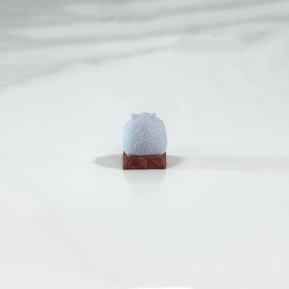 포인트키캡 귀여운 아티산 ESC 동물 햄스터 기계식키보드 커스텀키캡 그레이햄스터 - 상세 이미지 5