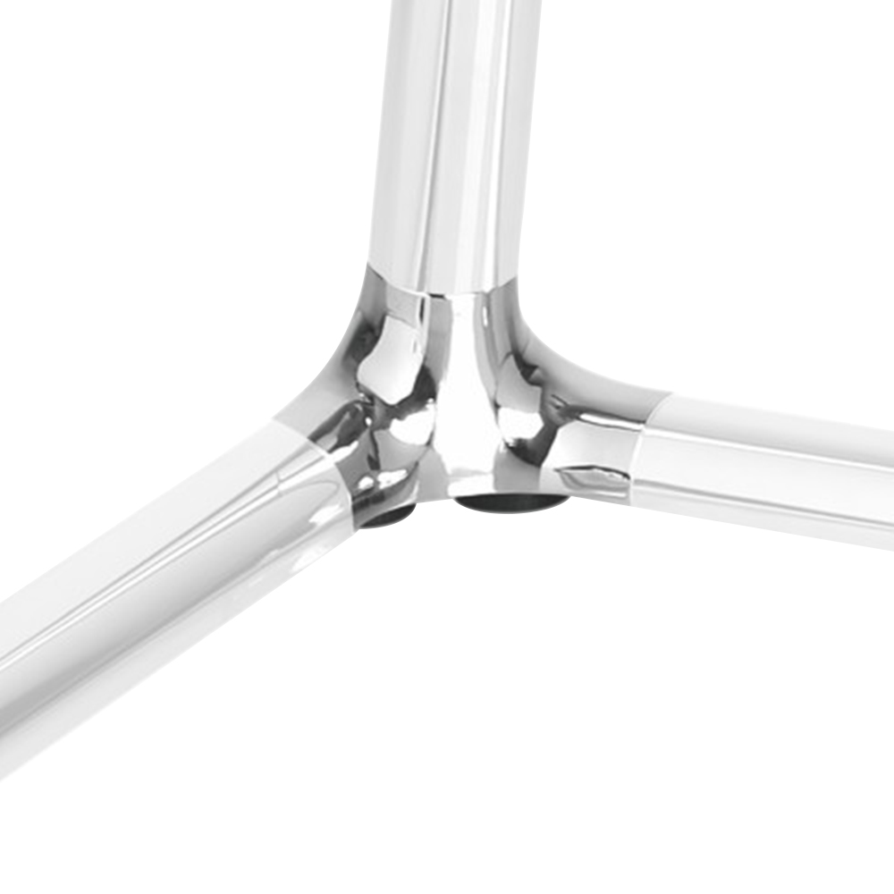 TV스탠드 이젤형 티비 거치대 163cm(65인치) 189cm(75인치) V타입 메탈 크롬