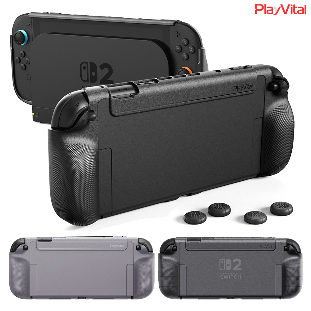닌텐도 스위치2 케이스 퓨어 TPU 그립케이스 PlayVital