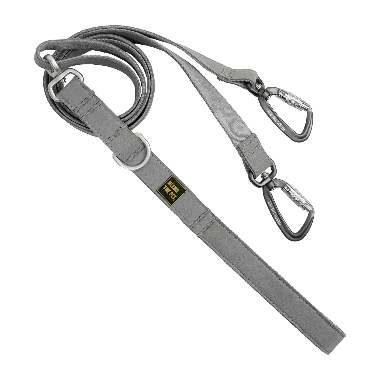 인터라켄 D120 앞섬방지 강아지 리드줄 줄꼬임 방지 360도 회전 고리 듀얼 더블 산책줄 이미지 4