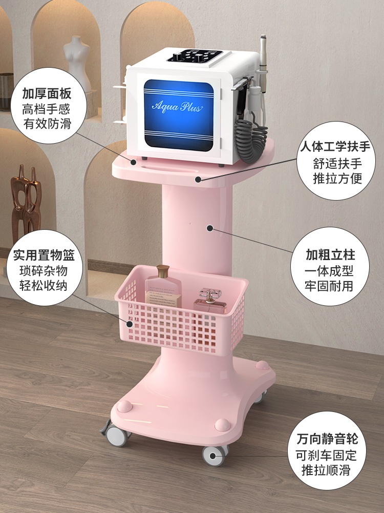뷰티샵 트롤리 피부관리실 미용실 네일샵 이동식 선반 받침대 랙 - 상세 이미지 4