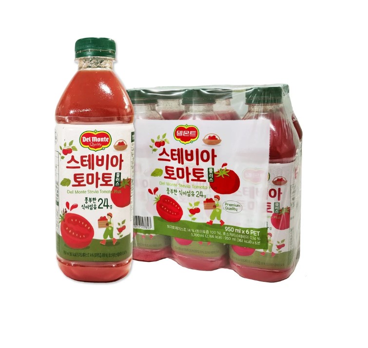 스테비아 토마토 델몬트 건강 주스 950ml 6개 코스트코 - 상세 이미지 3