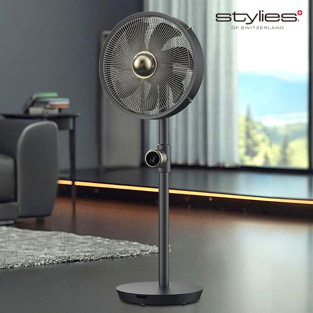 스타일리스 스탠드 선풍기 우라노스 BLDC 키큰 무소음 레트로 코스트코 - 상품 이미지