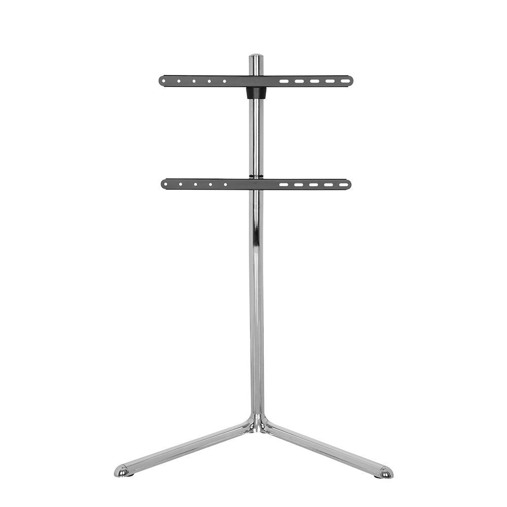 TV스탠드 이젤형 티비 거치대 163cm(65인치) 189cm(75인치) V타입 메탈 크롬