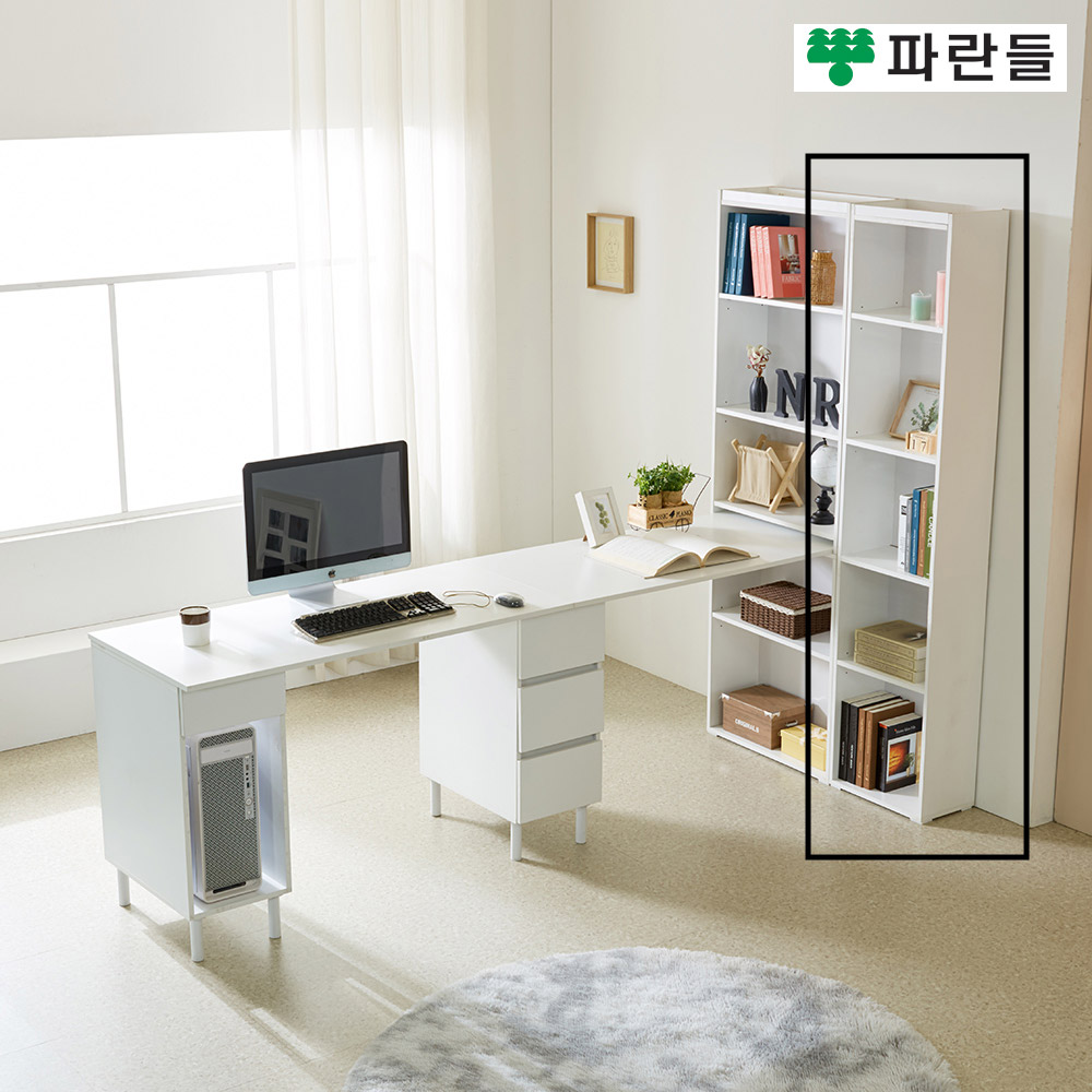 파란들가구 E0목재 LPM 400 5단책장 틈새책장 틈새수납장 - 상세 이미지 2