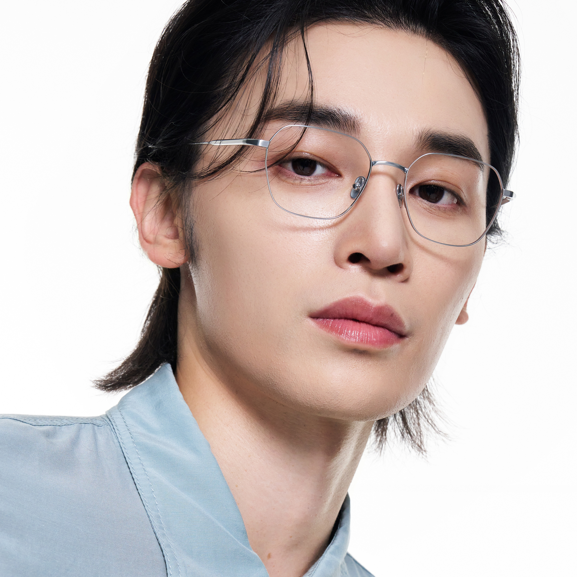 가벼운 풀 티타늄 안경테 시력보호 블루라이트차단 안경