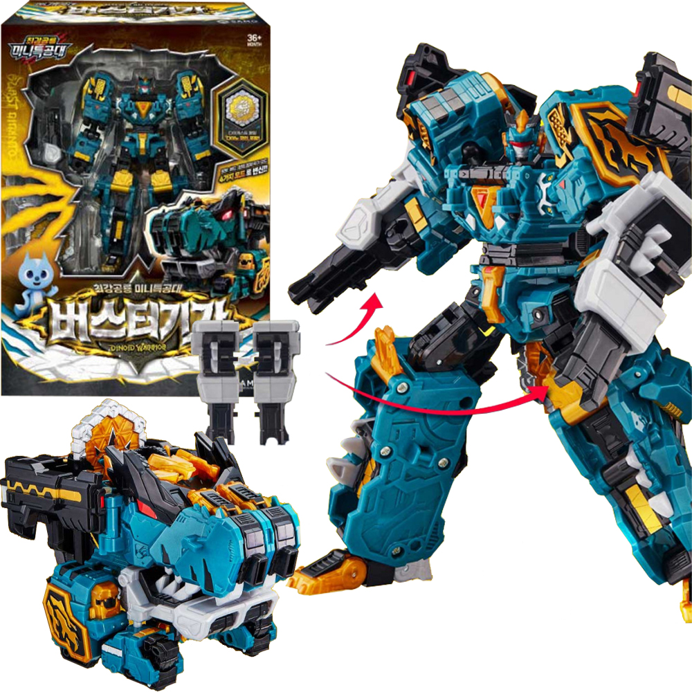 最強恐竜ミニコマンドー 7 レックスカイザー複合変身ロボットおもちゃ