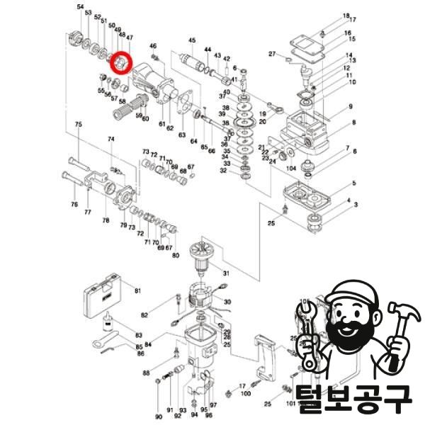 계양 부품 우레탄링 PHD-38 48 : 털보09