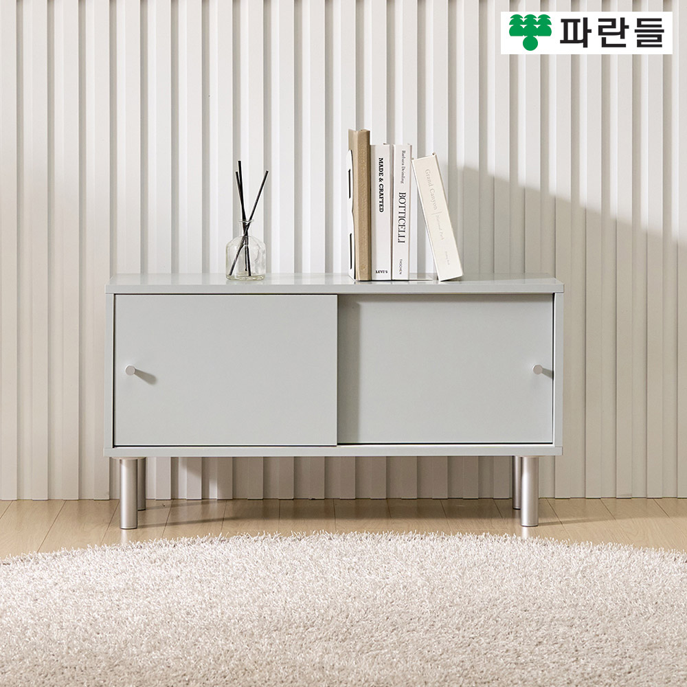 파란들가구 E0목재 LPM 미닫이도어 800 TV 거실장 티비다이 - 상세 이미지 3