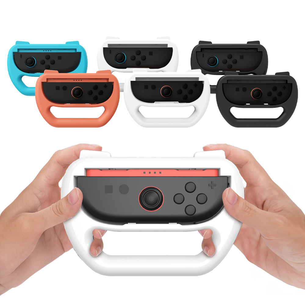 닌텐도 스위치2 핸들 조이콘2 마리오카트 레이싱휠 아키토모 2P세트