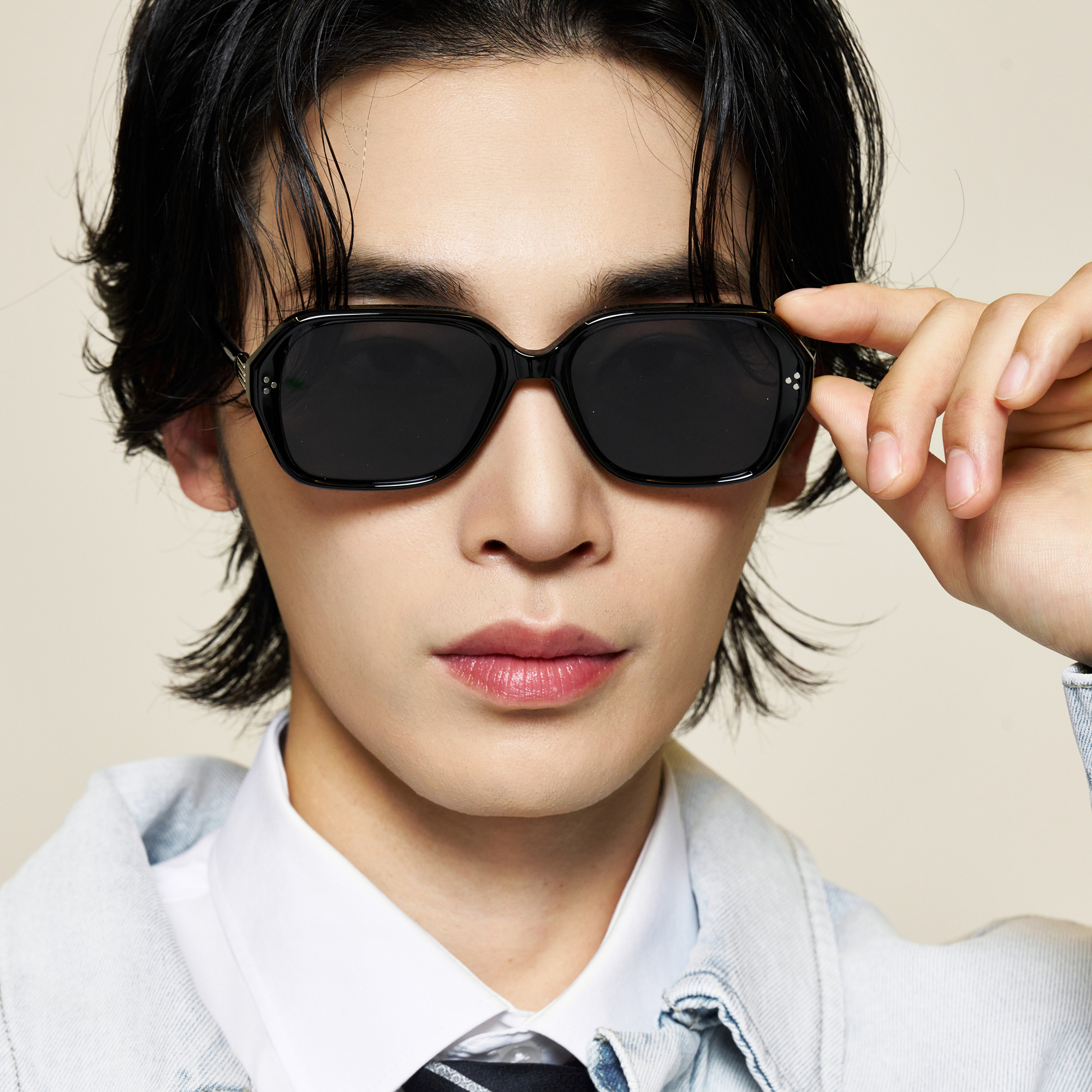 가벼운 사각 데일리 틴트 선글라스 uv400 자외선차단 골프