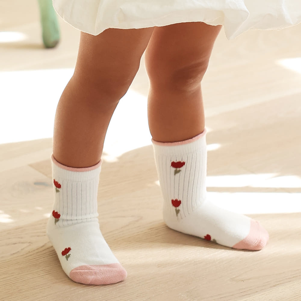 마롤로뜨 아기양말 세트 5P 유아 삭스 신생아 아동 양말 레드하트 - 상세 이미지 4