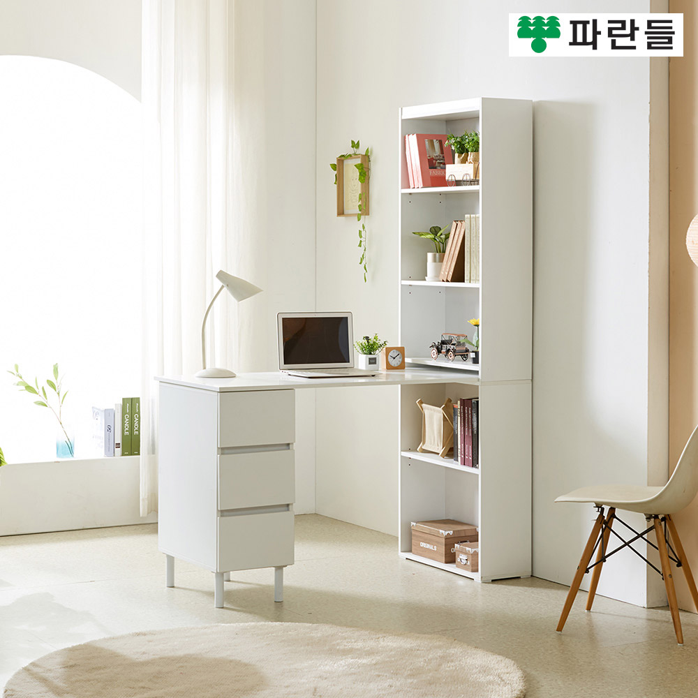 파란들가구 E0목재 LPM 서랍형 1000/1200 h형책상 학생책상 - 상세 이미지 2