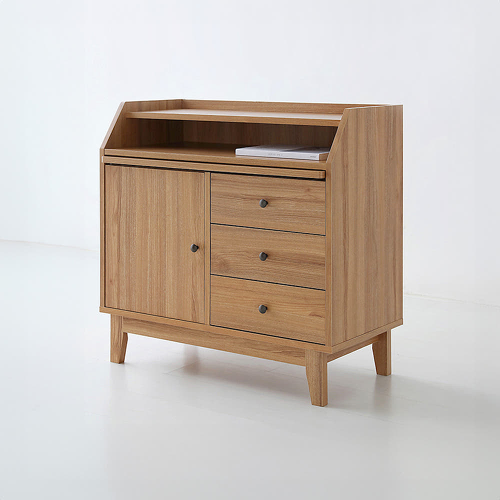 CAMIU 체스트 수납장 CHM8080 800x400x800mm, 4단, 캄포어베니어 0823.7567 - 상세 이미지 5