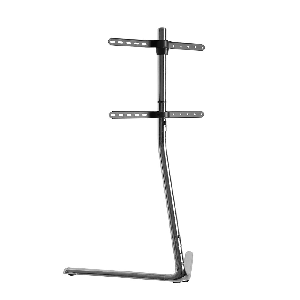 TV스탠드 이젤형 티비 거치대 163cm(65인치) 189cm(75인치) V타입 메탈 크롬
