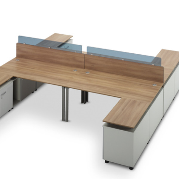 토파스 책상 사무실 유리 파티션 가림막 공간분리 가벽 칸막이 인테리어 1500/1700X160