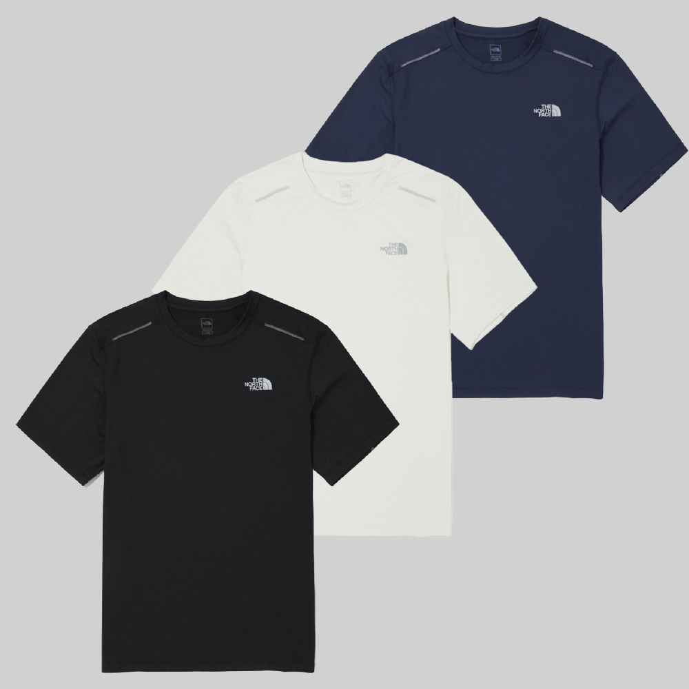 노스페이스 남성 반팔티 냉감 레귤러핏 라운드티 NT7UQ10A