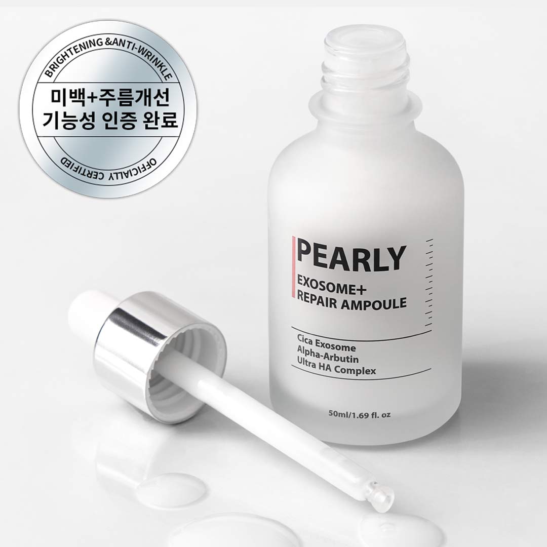 펄리 모공 탄력 히알루론산 미백 시카 엑소좀 재생 앰플 50ml, 1개 제품 이미지