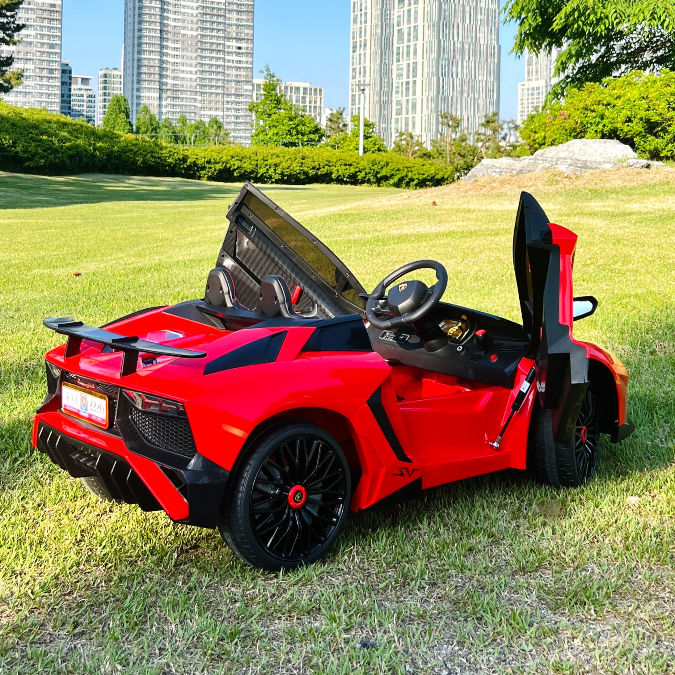 몬스터토이즈 유아전동차 아기전동차 람보르기니 아벤타도르 애기용