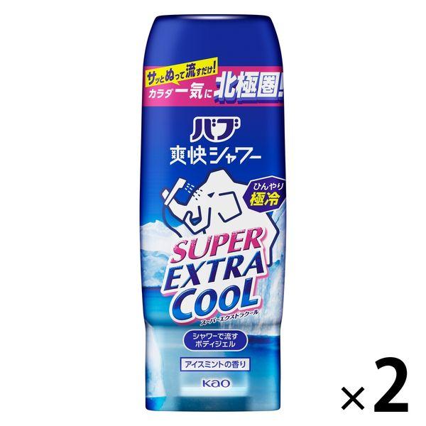 바브 상쾌 샤워 슈퍼 엑스트라 쿨 젤 물로 씻어내는 쿨링 젤 210ml 2개세트