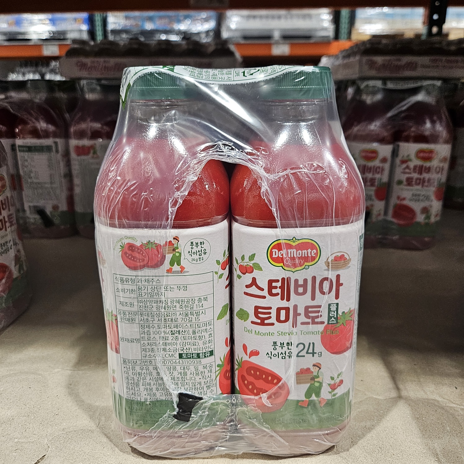 스테비아 토마토 델몬트 건강 주스 950ml 6개 코스트코 - 상세 이미지 2