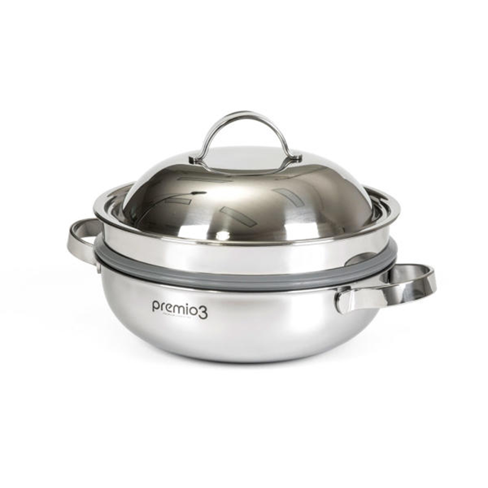키친아트 스텐 통3중 프리미오3 인덕션 찜기 찜냄비 26cm - 상세 이미지 4