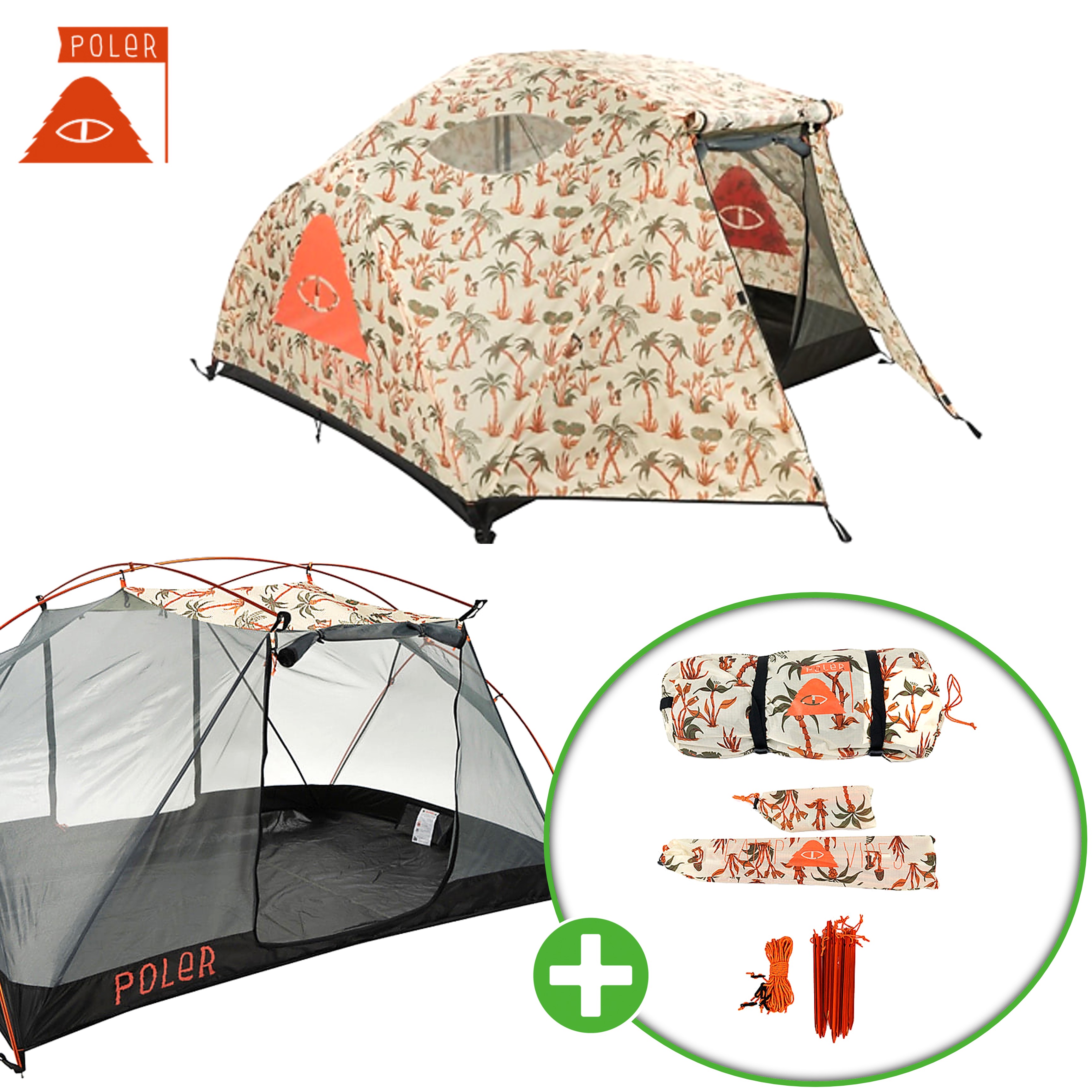 폴러 투맨 폴러스터프 텐트 쉘터 백패킹 그늘막 경량 트레이더 릭 샌드 25년신형