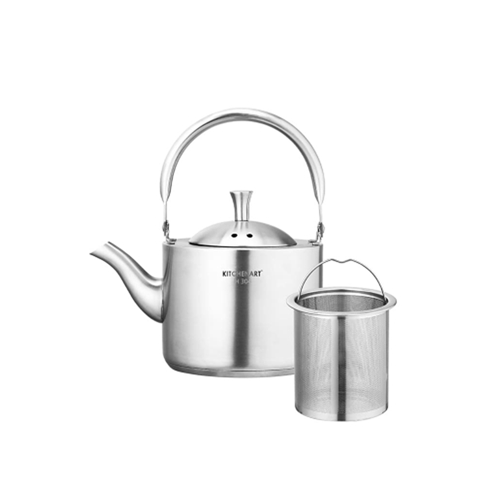 키친아트 뉴올가 IH 인덕션 304 스텐 차망 주전자 1.5L - 상세 이미지 2