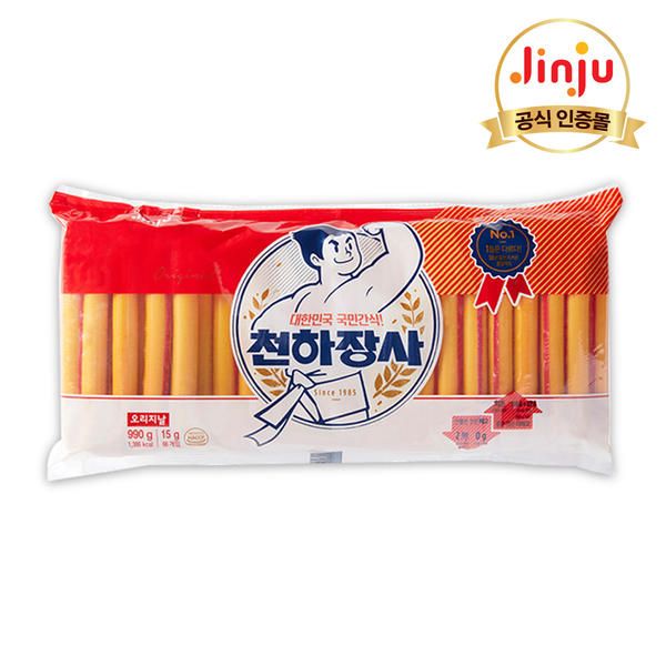 천하장사 오리지날 990g(15gx66개) 간식 소세지 치즈 소시지 : 공주마켓1518