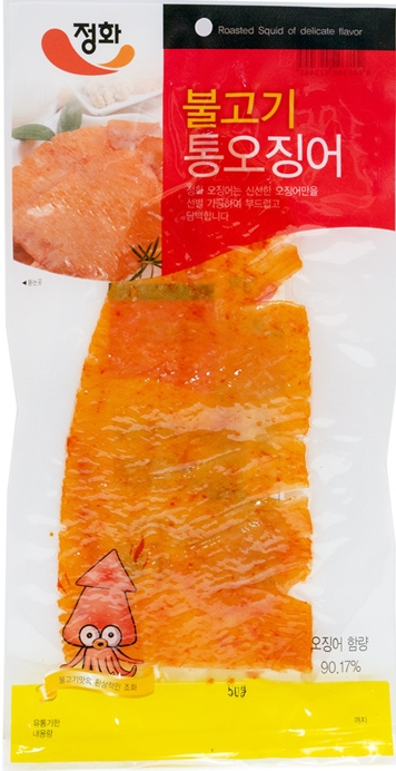 정화식품 불고기 통오징어 50g : 다가게