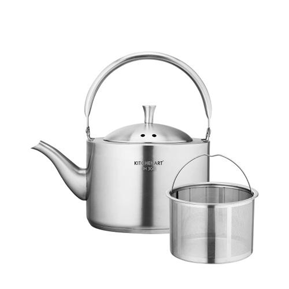 키친아트 뉴올가 IH 인덕션 304 스텐 차망 주전자 1.5L - 상세 이미지 3