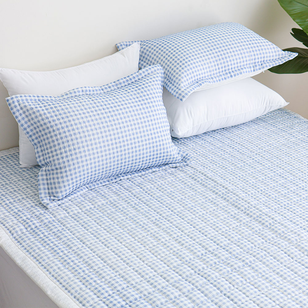 아르떼베딩 썸머체크 여름 시원한 침대패드 매트리스 시어서커 이불 패드 SS