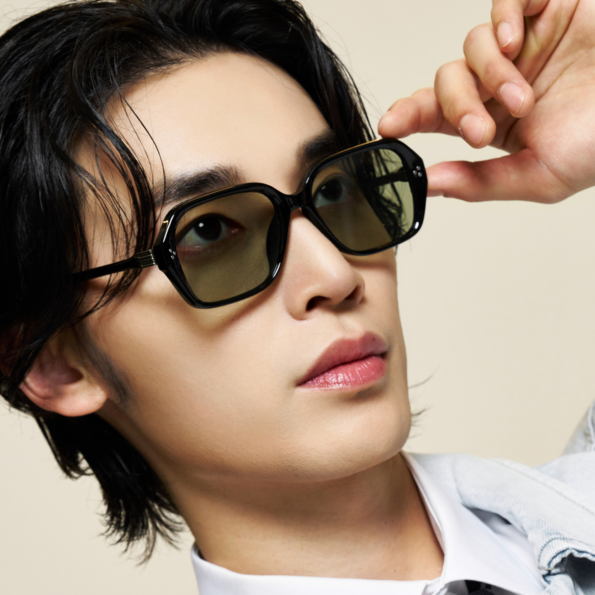 가벼운 사각 데일리 틴트 선글라스 uv400 자외선차단 골프