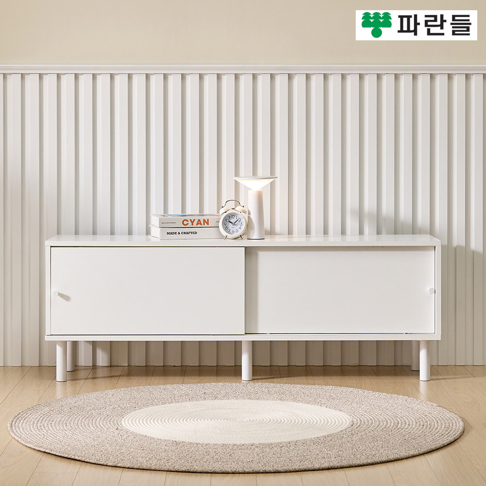 파란들가구 E0목재 LPM 미닫이도어 1200 TV거실장 티비다이 - 상세 이미지 2