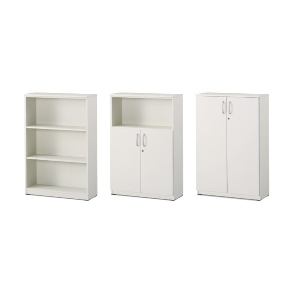 토파스 믹스 3단 사무용책장 사무실 화이트 콘크리트 오픈장 올문장 서류 수납장 캐비닛 책장