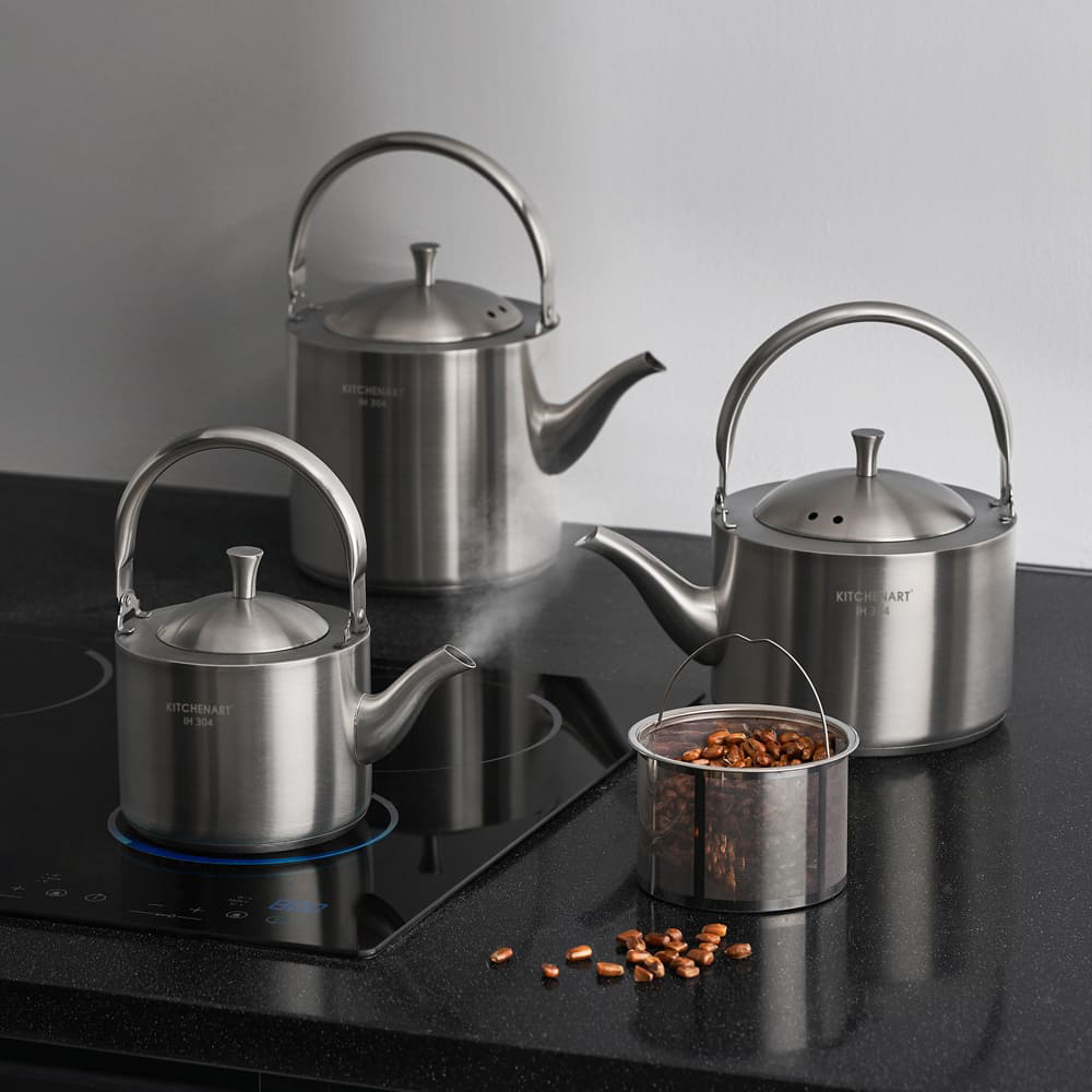 키친아트 뉴올가 IH 인덕션 304 스텐 차망 주전자 1.5L - 상세 이미지 5