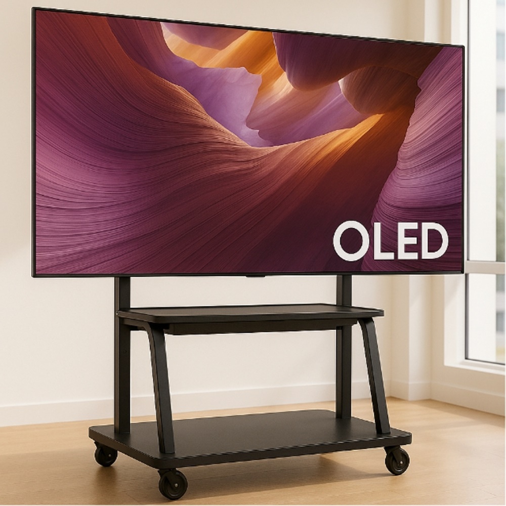 이동식 tv 스탠드 높은 특대형 무빙 전자칠판 거치대 254cm(100인치) - 상세 이미지 2