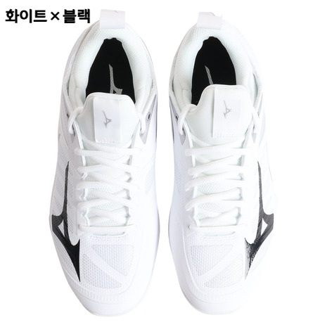 미즈노 웨이브 디멘션 배구화 V1GA224001/09 화이트/블랙 255 - 상세 이미지 3