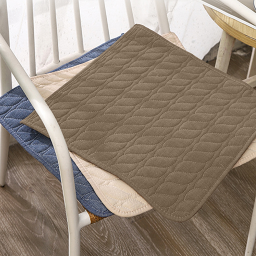 사각 방석 의자 식탁 커버 사무용 책상 수험생 사무실 좌식 카페 논슬립 패드 누빔 얇은 - 상품 이미지