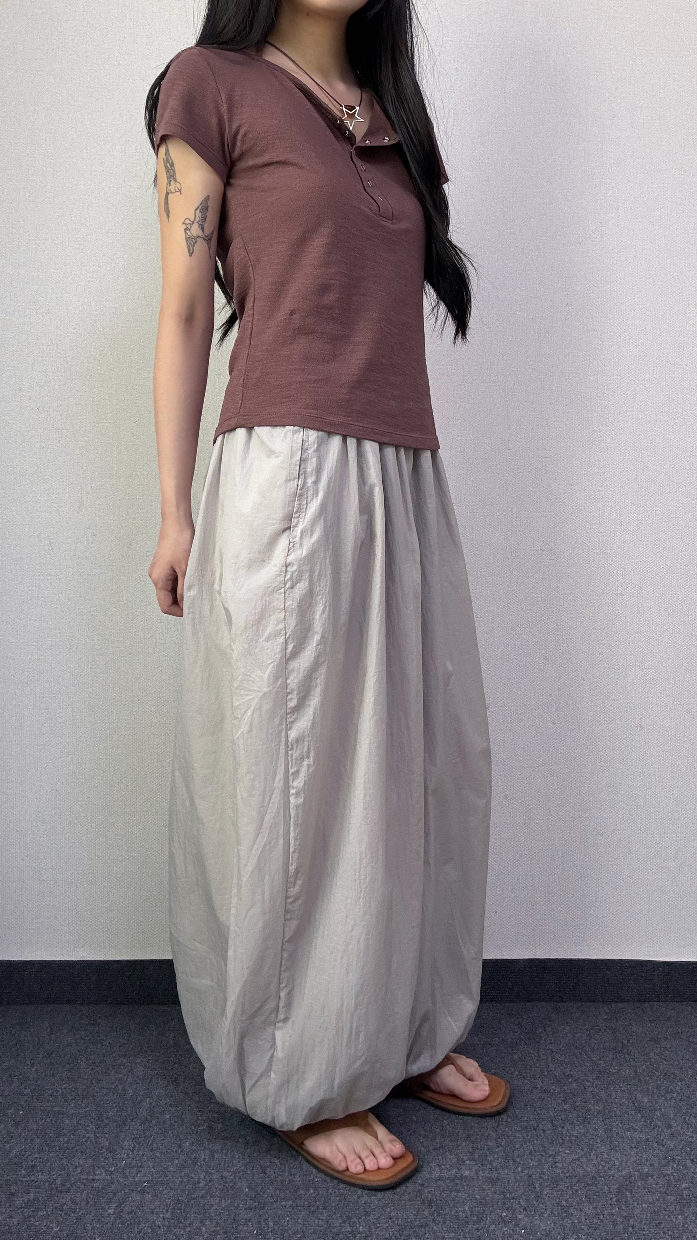 루아 나일론 펌킨 팬츠 [3Color] - 상세 이미지 4