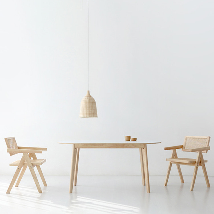 POLIM 팔걸이의자 라탄 내추럴 9341.9152 - 상세 이미지 5