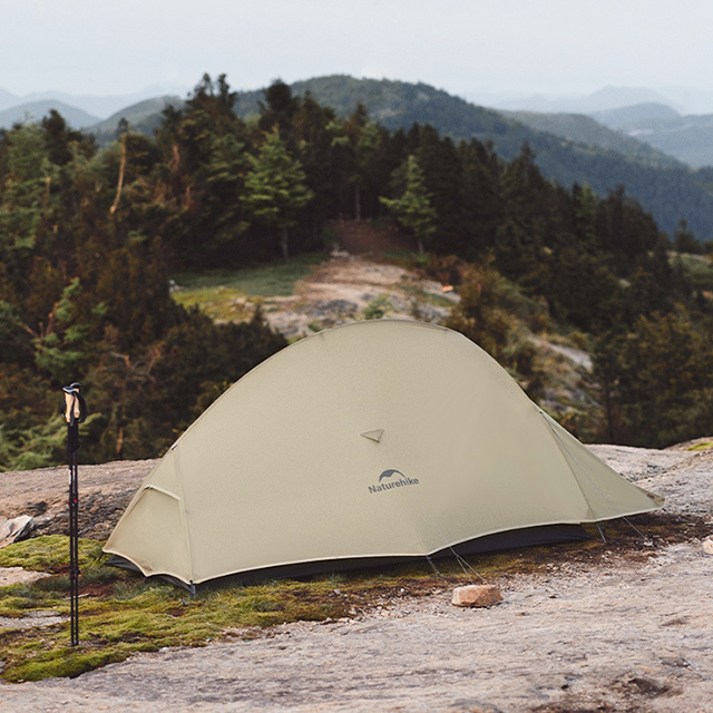 네이처하이크 Pro 클라우트업1 20D 초경량 백패킹 알파인 비박 텐트 샌드(브라운)