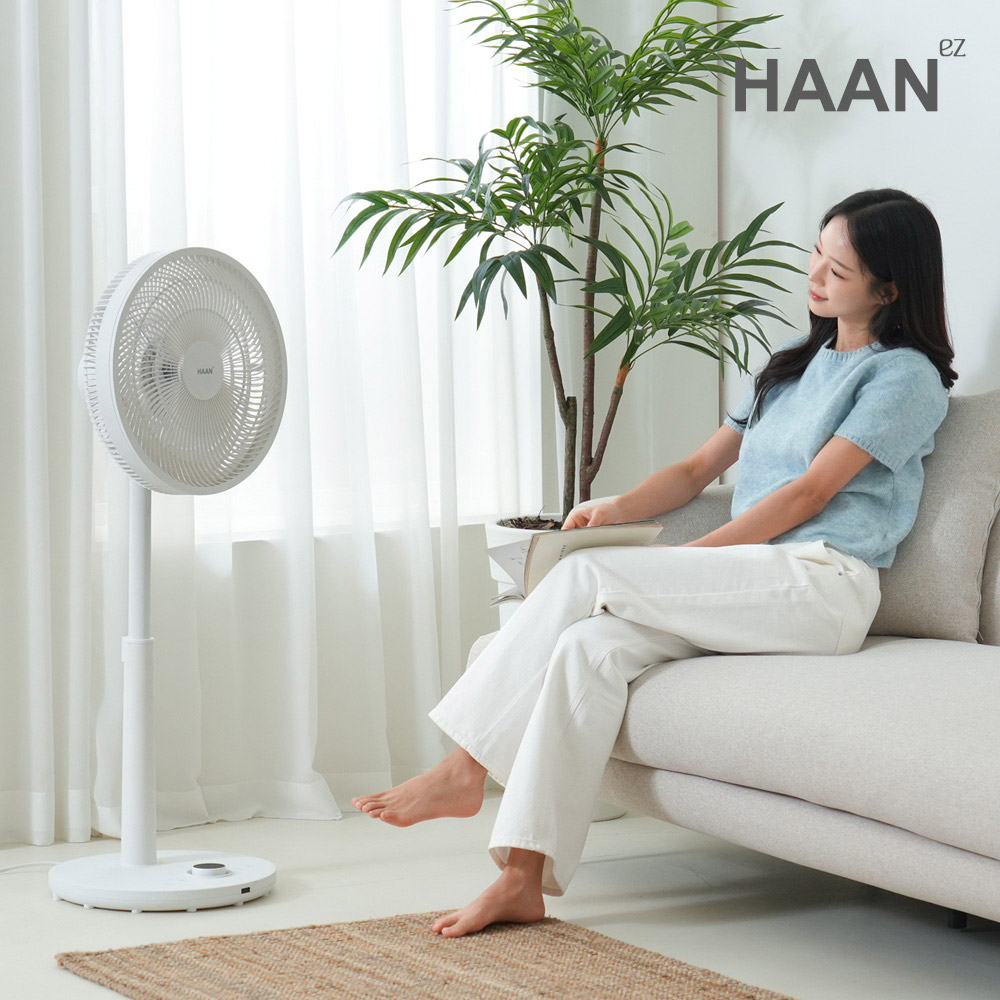 한경희 BLDC 가정용 선풍기 리모컨 저소음 스탠드 키큰 거실 원룸 조용한 99단 풍속조절 - 상세 이미지 5