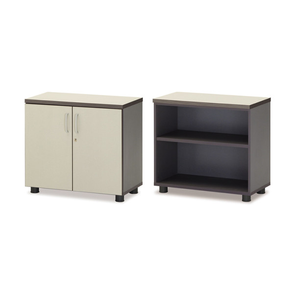 토파스 TR 2단 사무용책장 사무실 망비 샌드 오픈장 올문장 서류 수납장 캐비닛 책장