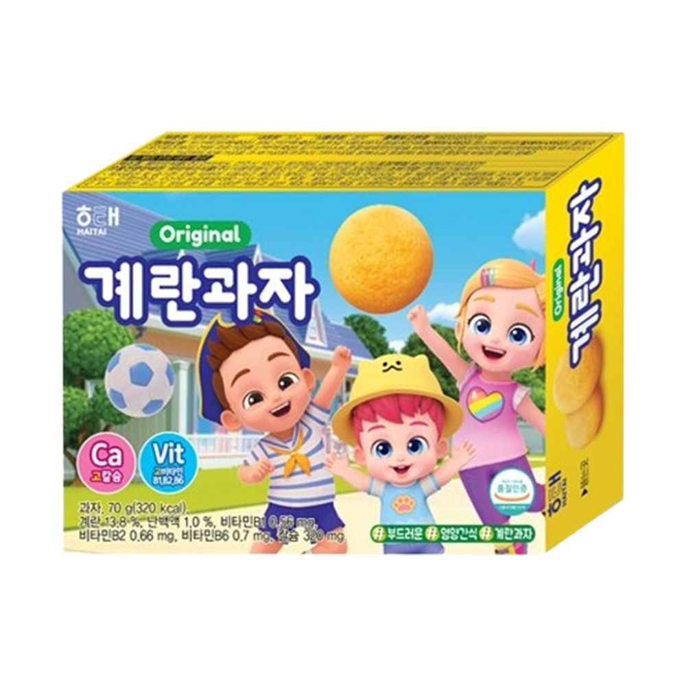 해태 계란과자 베베핀 70g 쿠키 간식 : 더조은나날