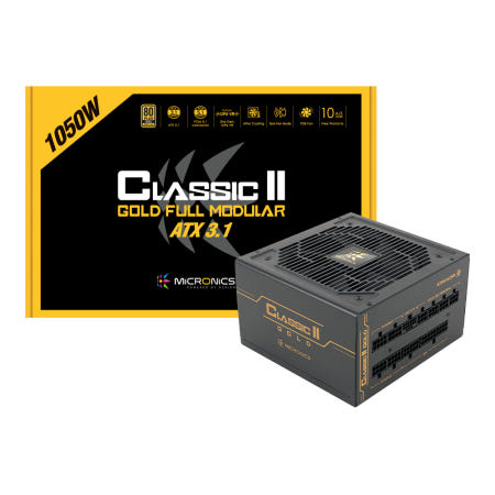 마닉 CLASSIC PC 컴퓨터 PC조립파워 파워서플라이 1050W, 골드 블랙, 마이크로닉스