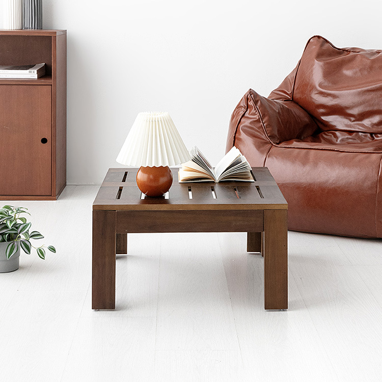 TANG 아카시아 원목스툴/협탁 50 브라운 0344.0883